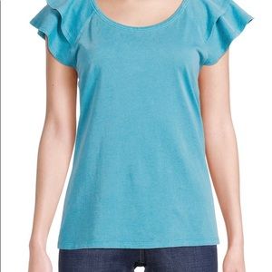 Time and True Butterfly Sleeve Tops